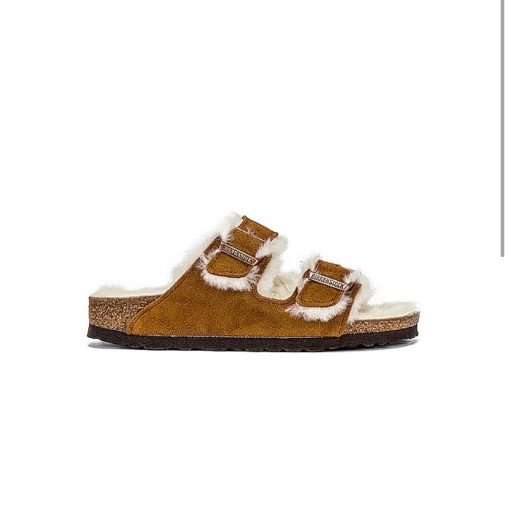 NWT Arizona Shearling Sandal Birkenstock